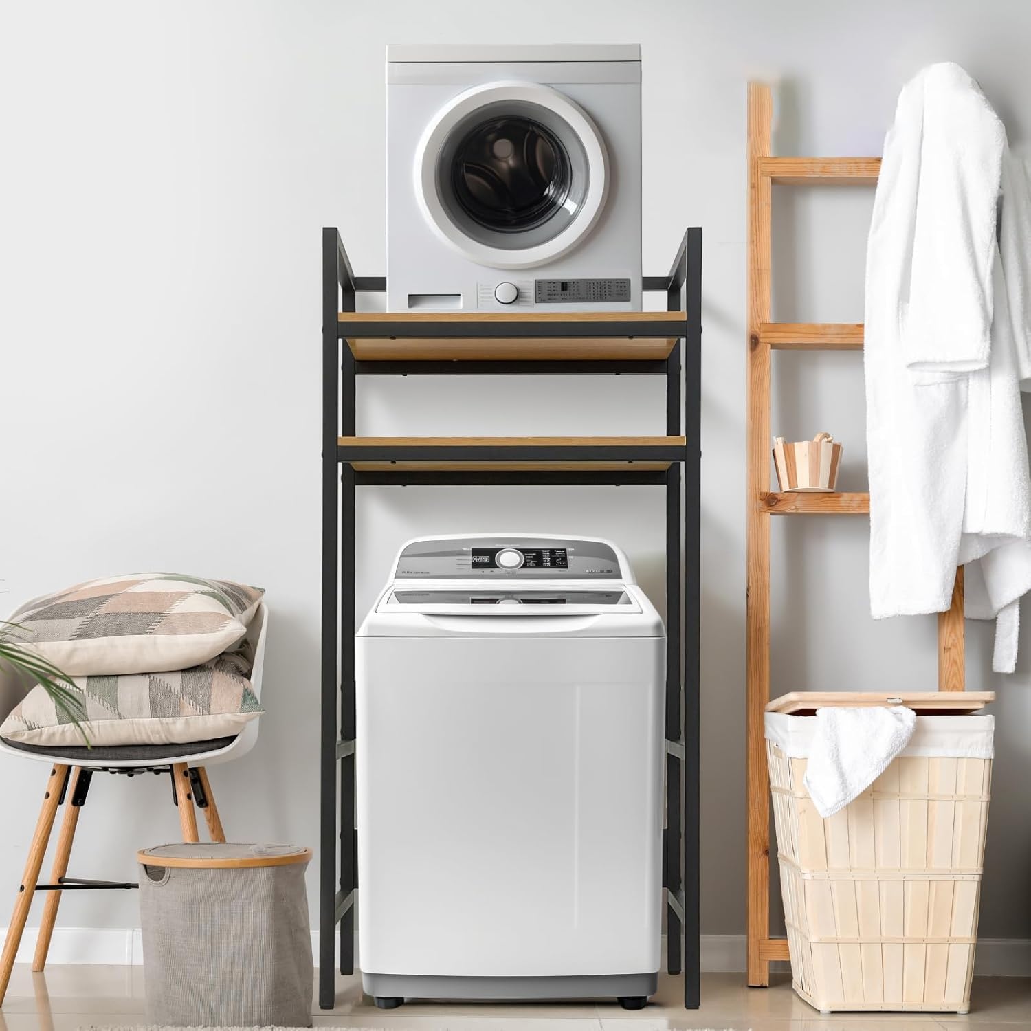 Amazon｜infinity8 乾燥機ラック 洗濯機 乾燥機 スタンド 洗濯機上収納