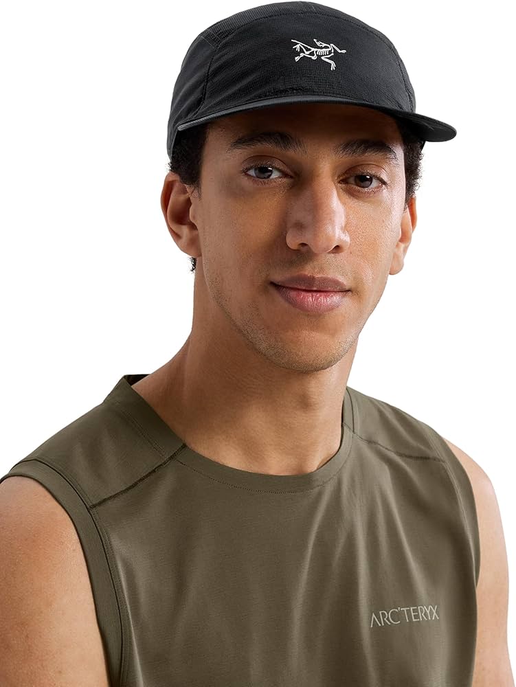 Amazon.com: Arc'teryx Aerios 5 Panel Cap | Black/Arctic Silk