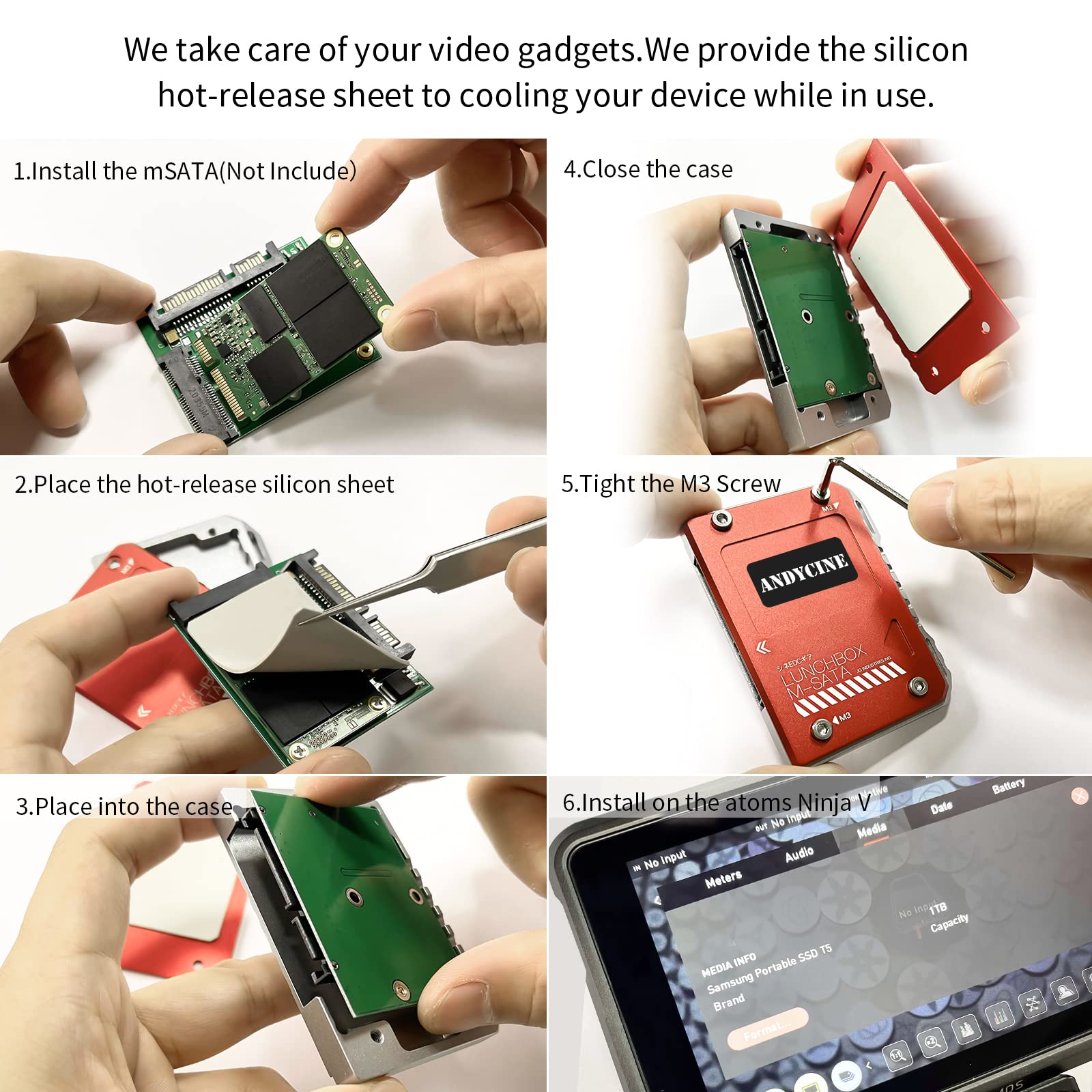 Amazon.co.jp: ANDYCINE Atomos Ninja V / Ninja V+ / Ninja Flame