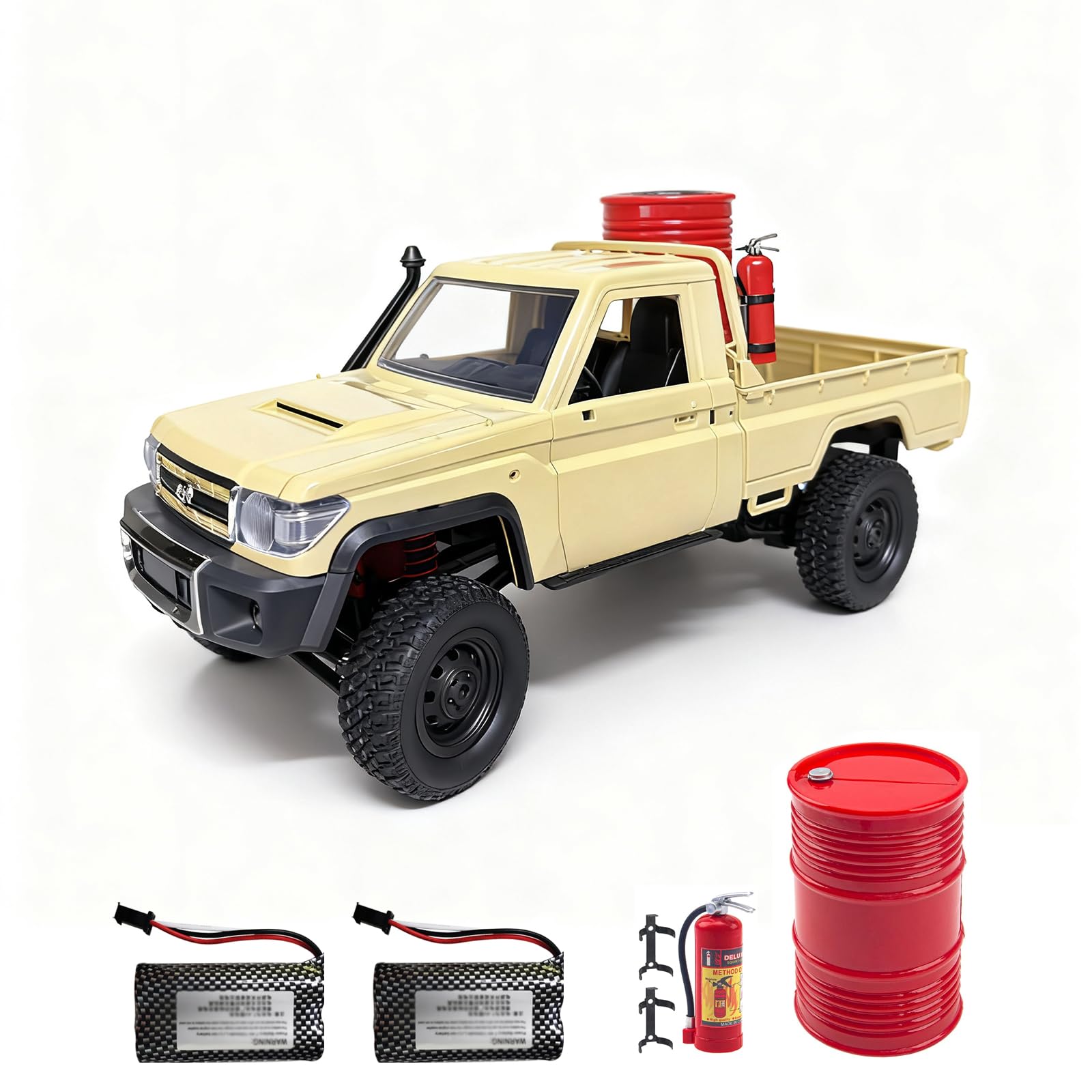 Amazon.com: Skymaker MN82 RC Crawler with Two 1500mAh Battery 1/12