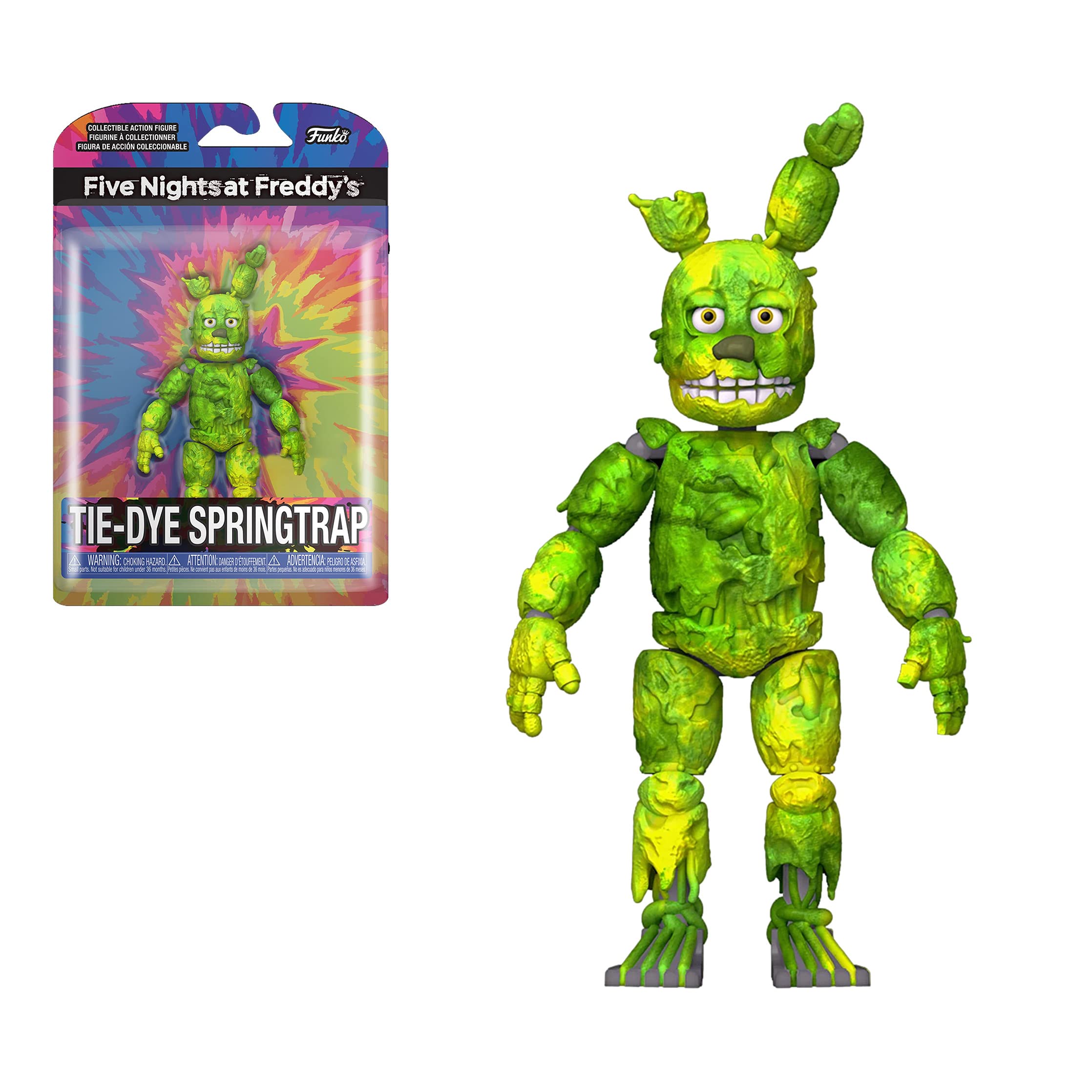 Five nights at freddy's - springtrap tie dye us figurine d'action