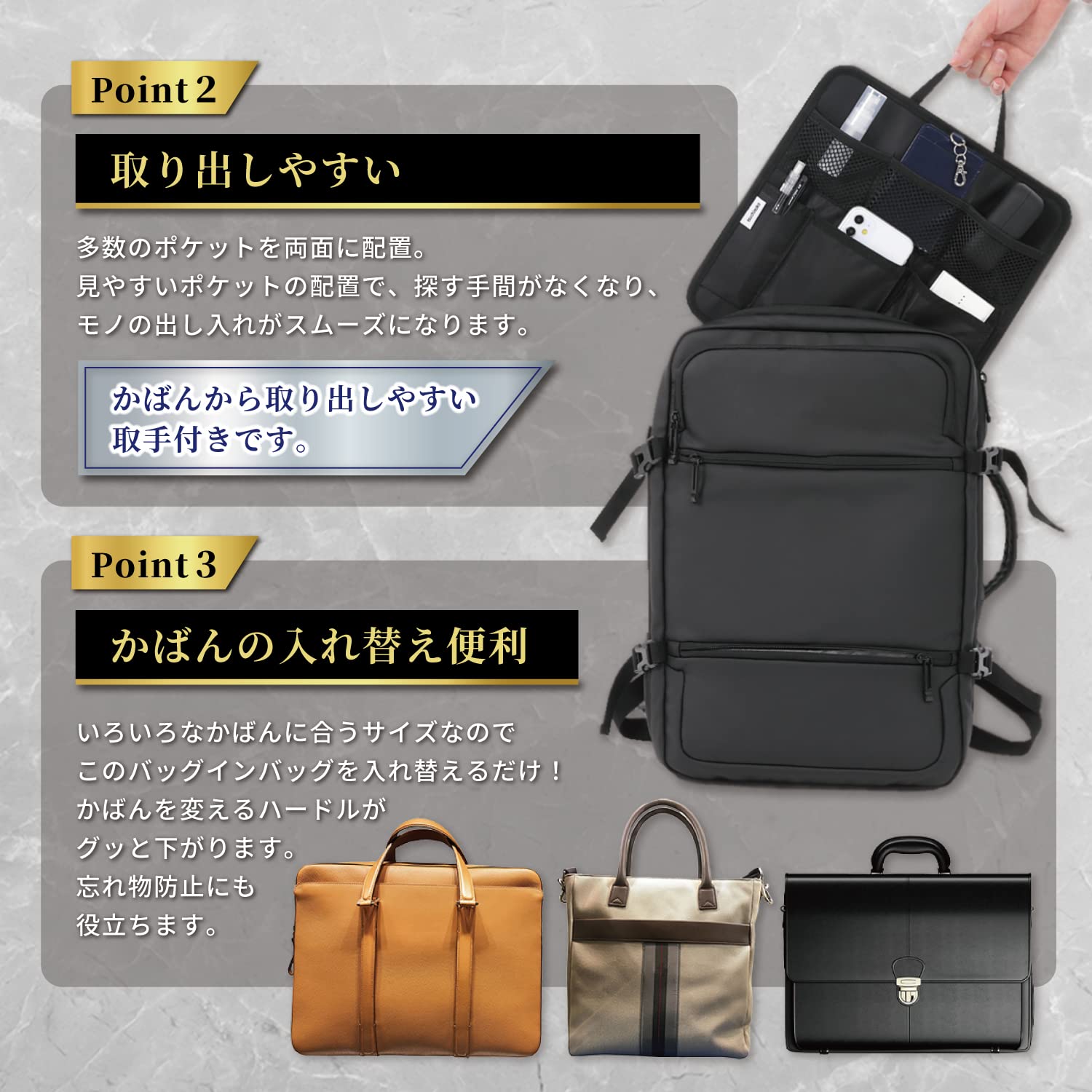 Amazon.co.jp: [tsuchinoko]バッグインバッグ インナーバッグ 軽量