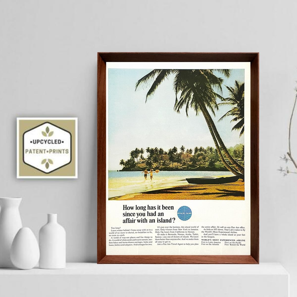 Amazon.co.jp: パンナム ハワイ 1960年代 アメリカ雑誌 ビンテージ広告