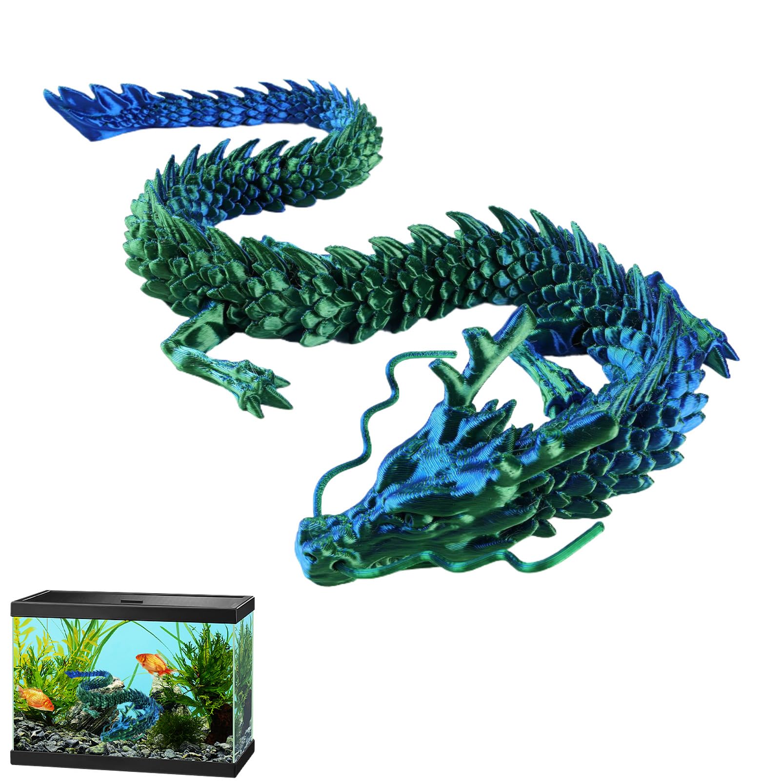 Amazon.co.jp: プリント多関節ドラゴン、柔軟な多関節ドラゴン