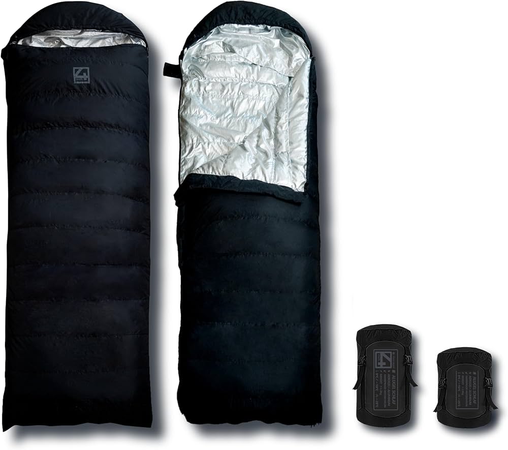 Amazon.co.jp: 【エアロゲル寝袋】ブラック （-25℃対応 極寒でも暖かい