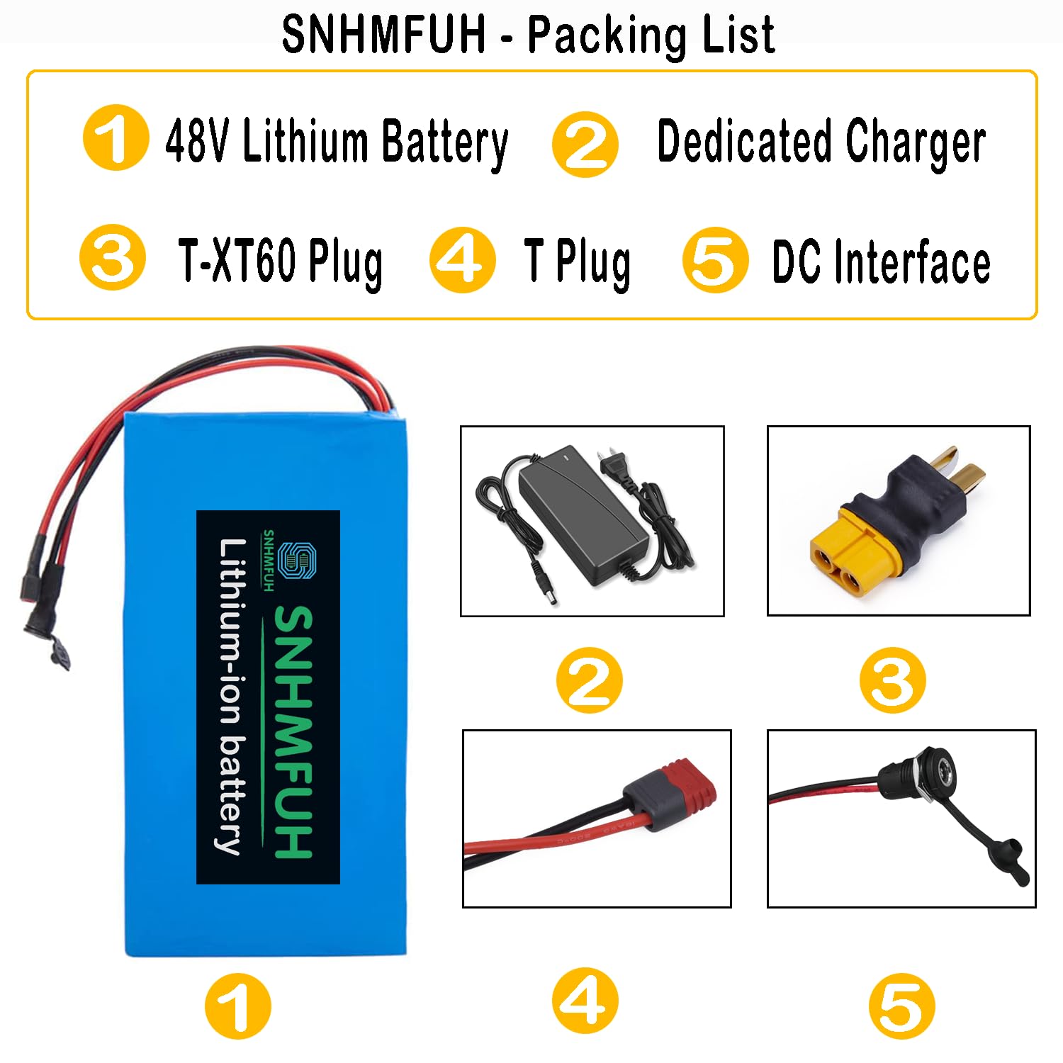 値下げ不可 新品未使用 送料無料 電動自転車用バッテリー 48V / 6Ah