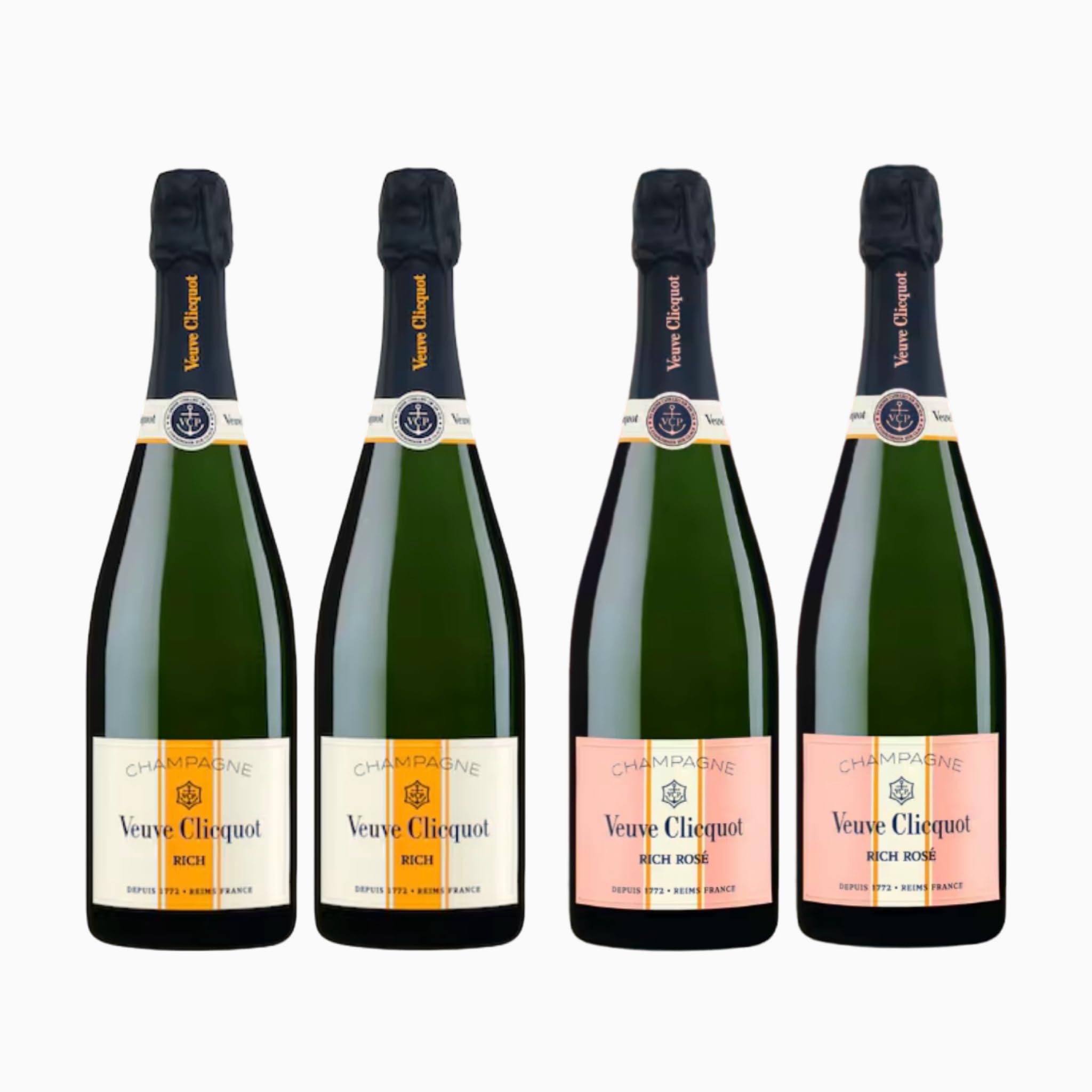 Amazon.co.jp: ヴーヴ・クリコ リッチ 2本 ヴーヴ・クリコ リッチロゼ