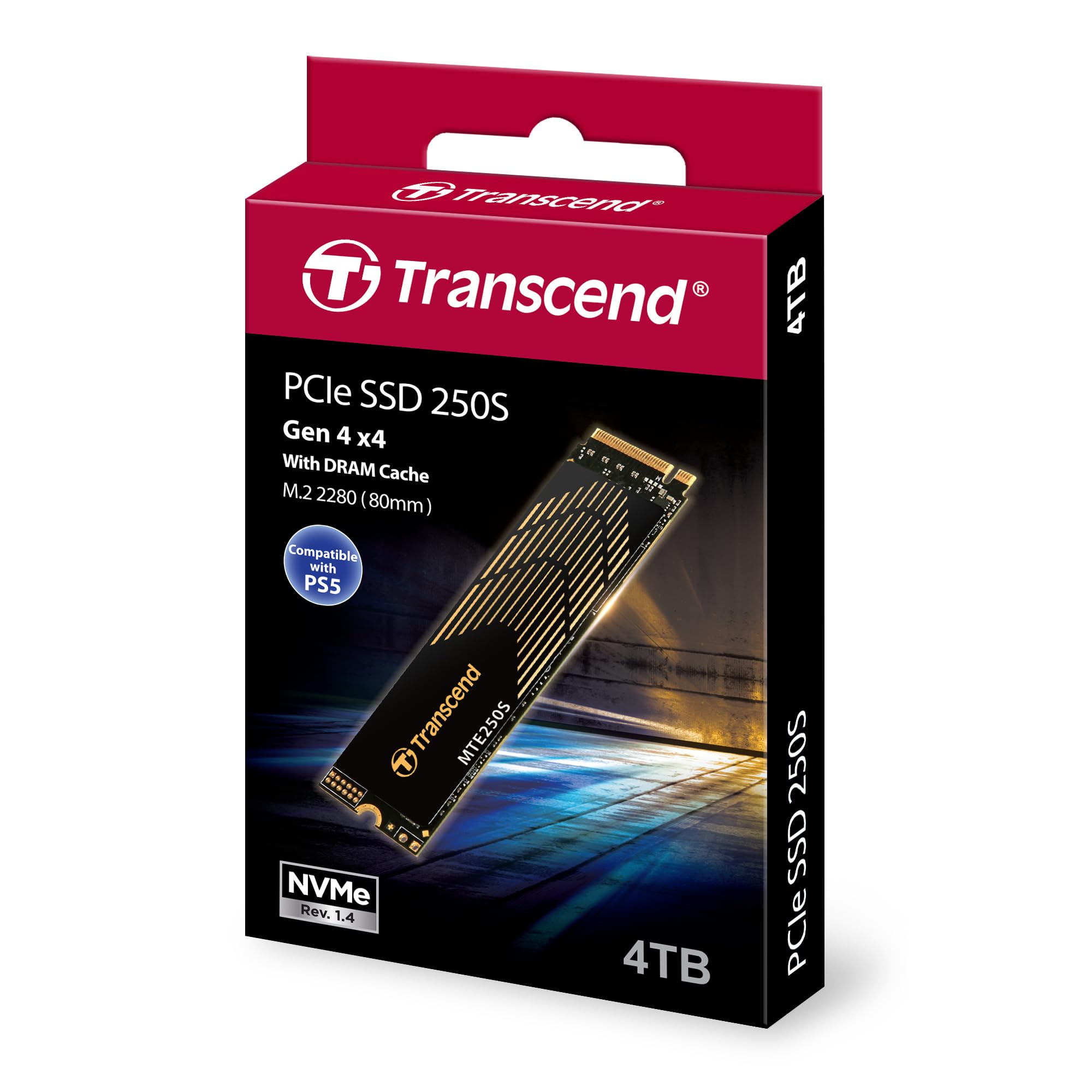 Amazon.com: Transcend 4TB MTE250S NVMe Internal Gaming SSD Solid