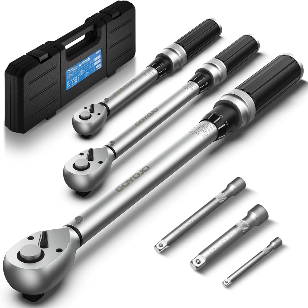 Amazon | GOYOJO トルクレンチ プレセット型 6点セット 差込角(1/4・3