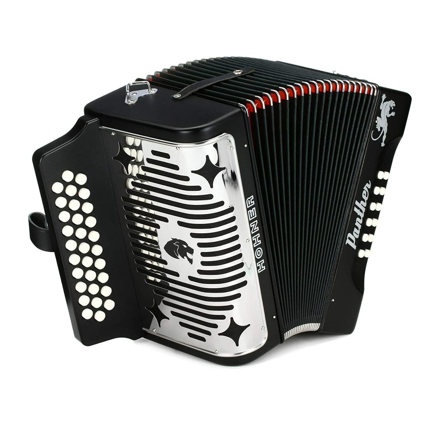 Amazon.com: Hohner Accordions Panther 3-Row Diatonic Accordion