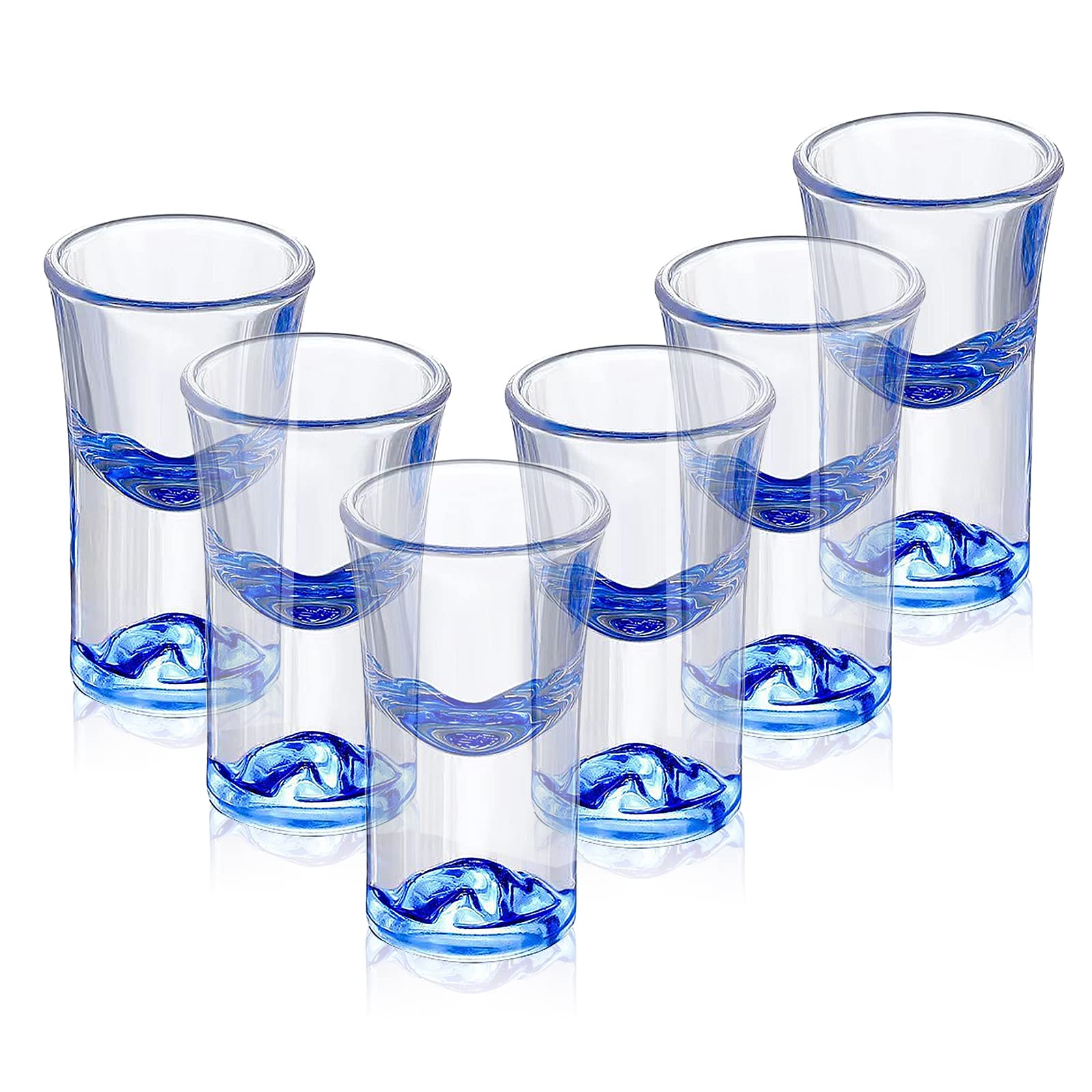 Amazon | QuiExact ショットグラス 15ml 6個セット クリアグラス 弾丸