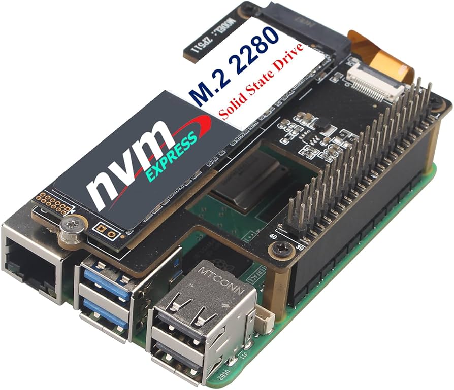 Amazon.com: ZDE ZP511 PCIe to M.2 Key M NVMe HAT SSD Hard Drive