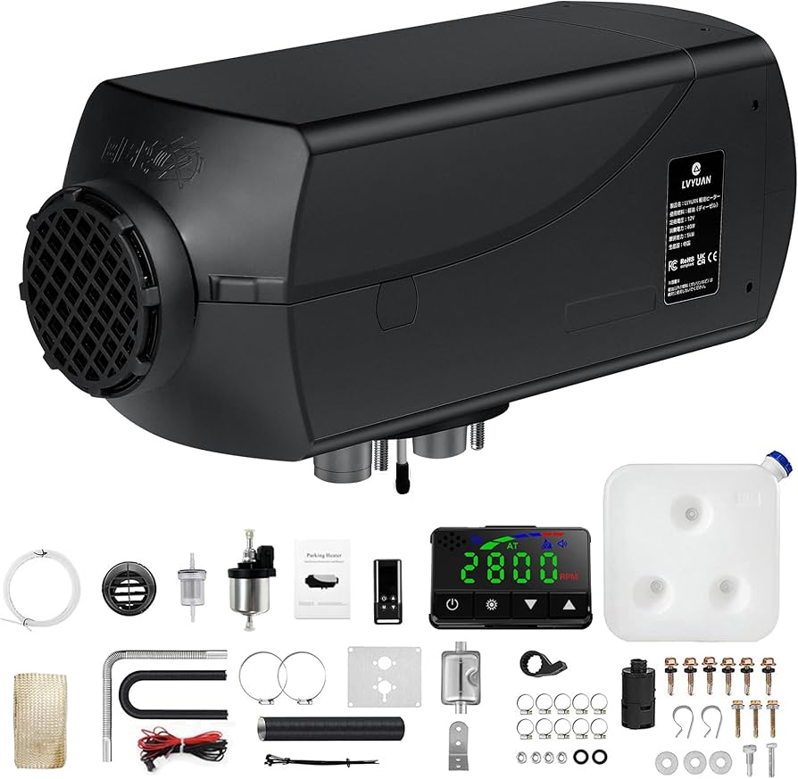 Amazon.co.jp: LVYUAN（リョクエン） FFヒーター 12V 5KW 分体式 車用