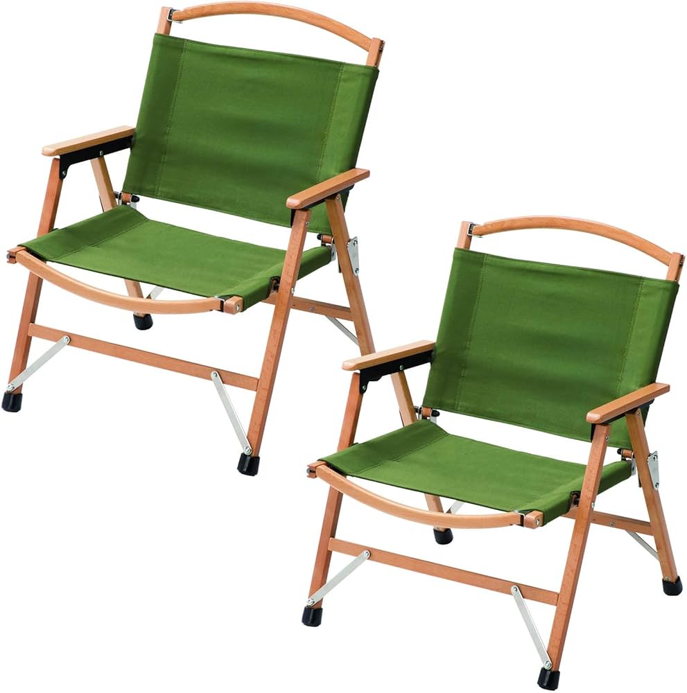 Amazon.co.jp: Hilander(ハイランダー) ウッドフレームチェア コットン