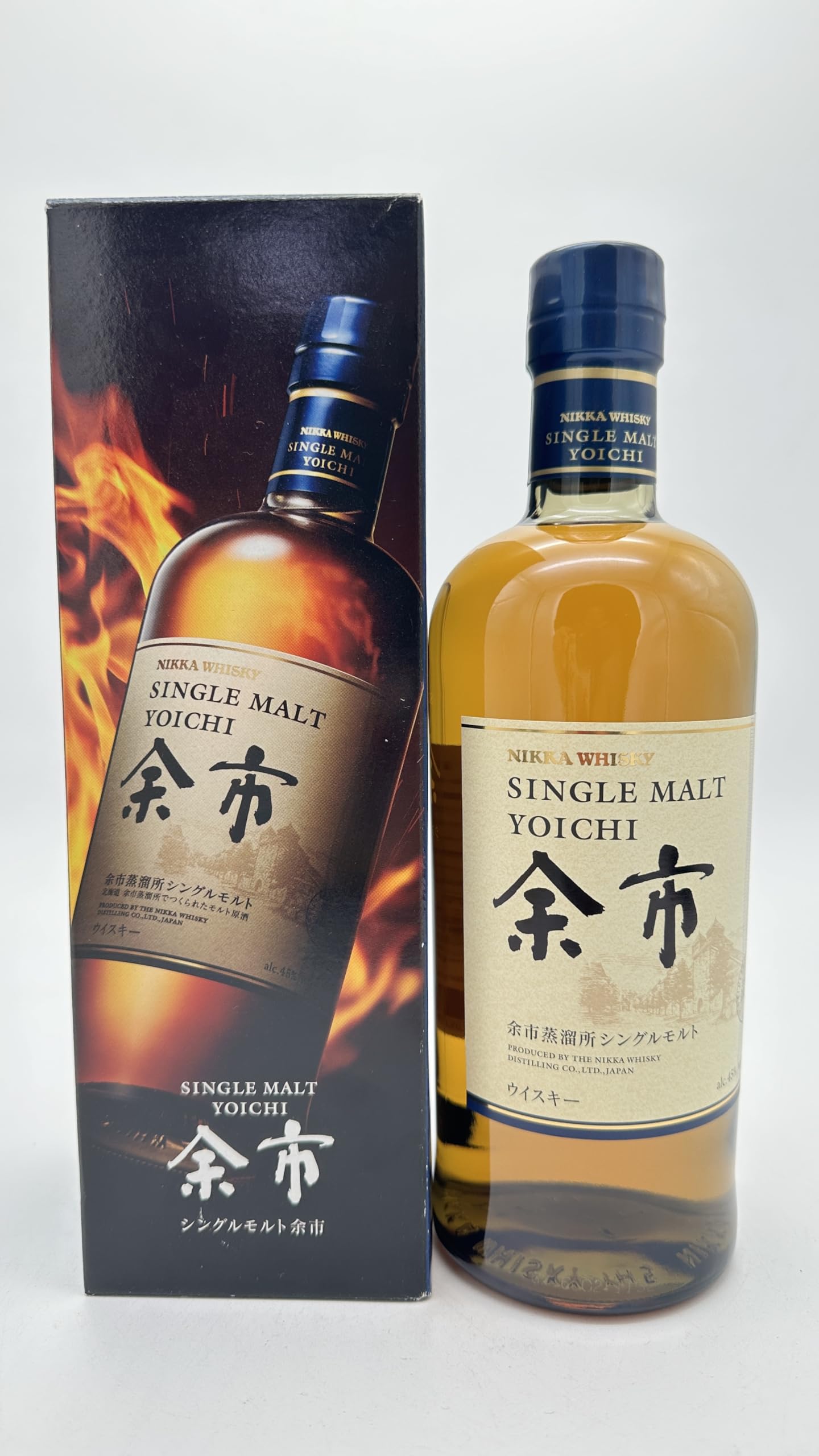 Amazon.co.jp: ニッカウヰスキーシングルモルト余市45％700ml 箱付き