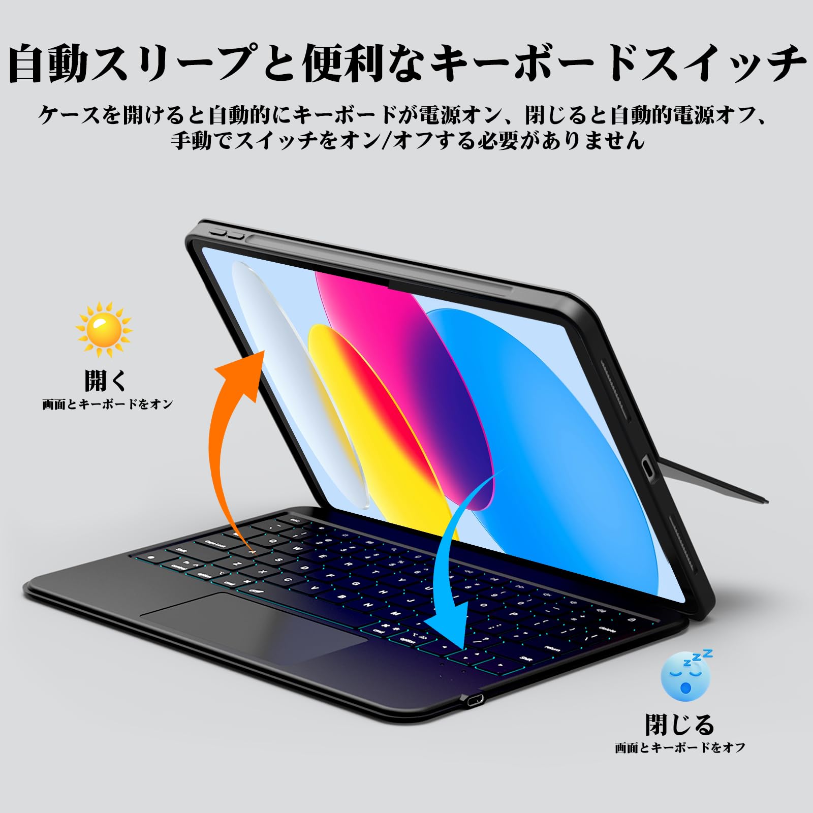 Amazon.co.jp: Bettdow【新設計-スマート接続】スマートキーボードipad