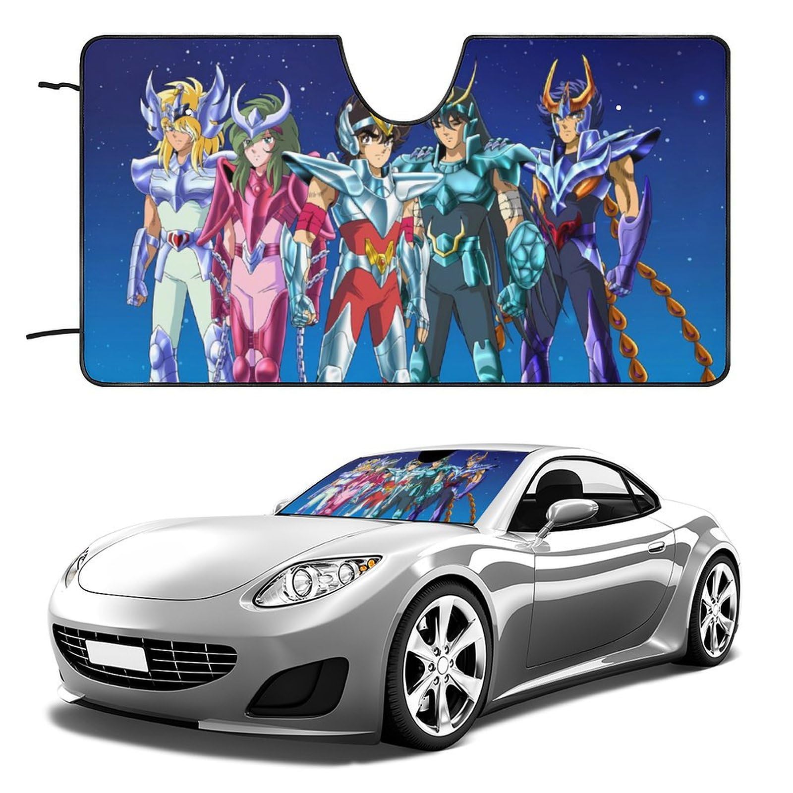 Amazon.co.jp: 聖闘士星矢 車用サンシェード 遮光 日焼け対策 人気