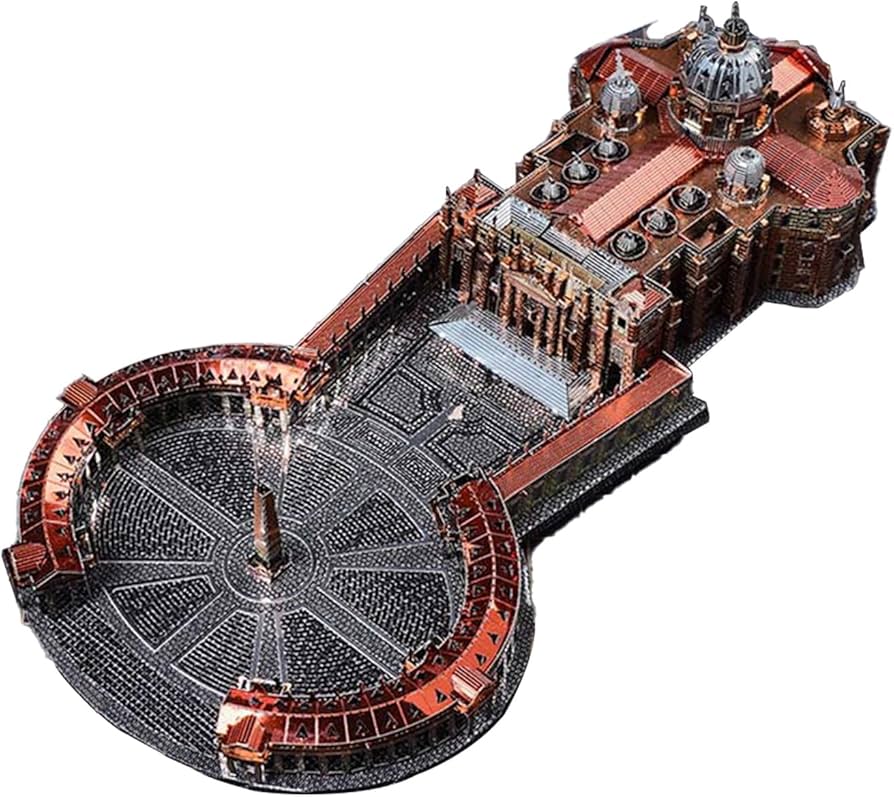 Amazon | HACHIMISE メタリックナノパズル 立体パズル ヨーロッパ建築