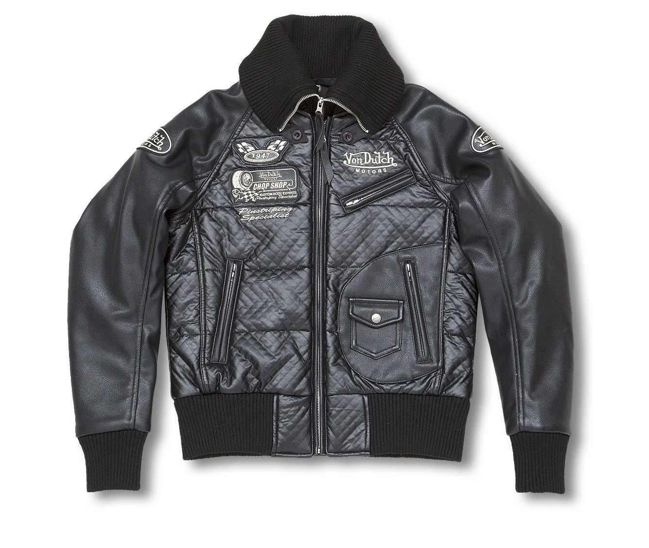 VonDntch motors 革ジャン（馬革）