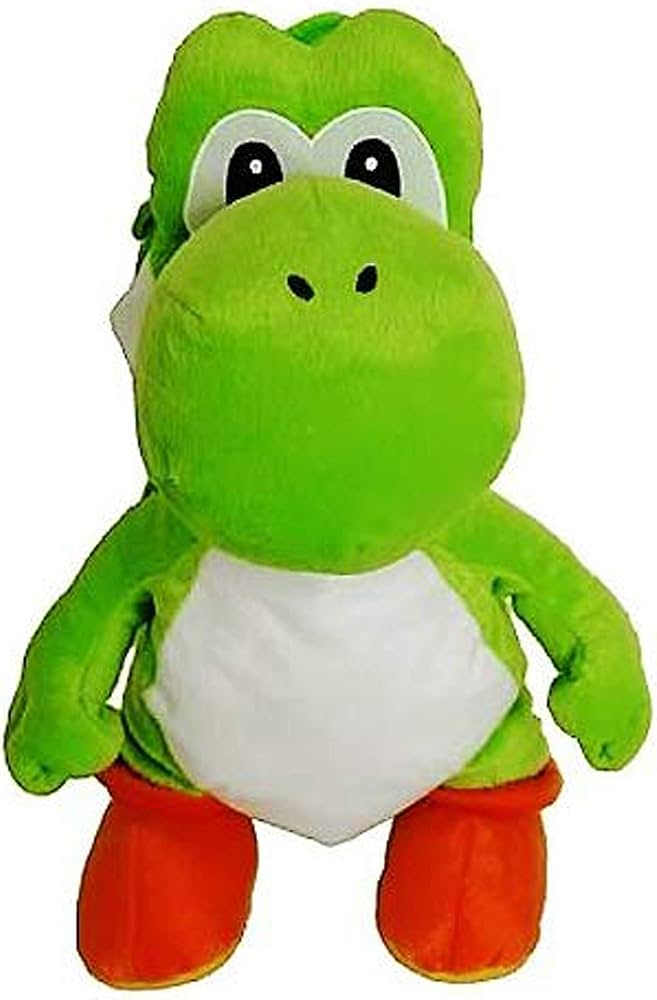 Amazon.com: Nintendo Mario Brothers Yoshi Large Backpack Plush