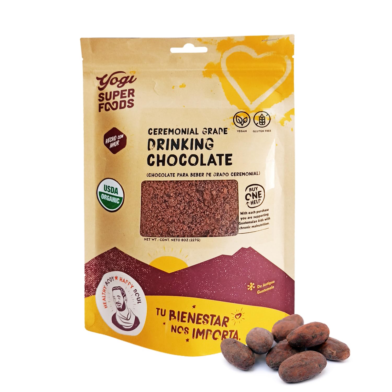 Amazon.com : Yogi Super Foods Ceremonial Grade Cacao Drinking
