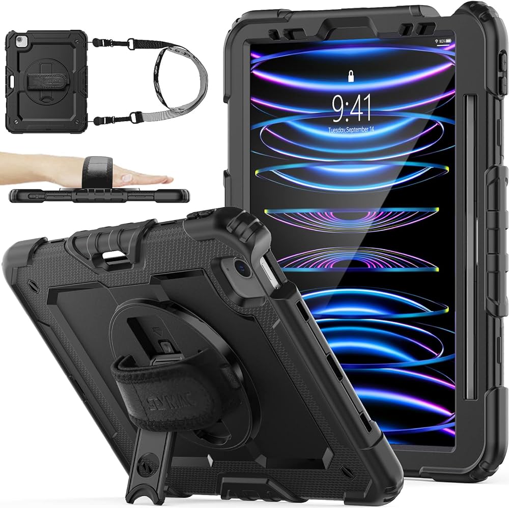 Amazon | SEYMAC stock 11インチiPad Pro 第4世代 2022 ケース 耐衝撃