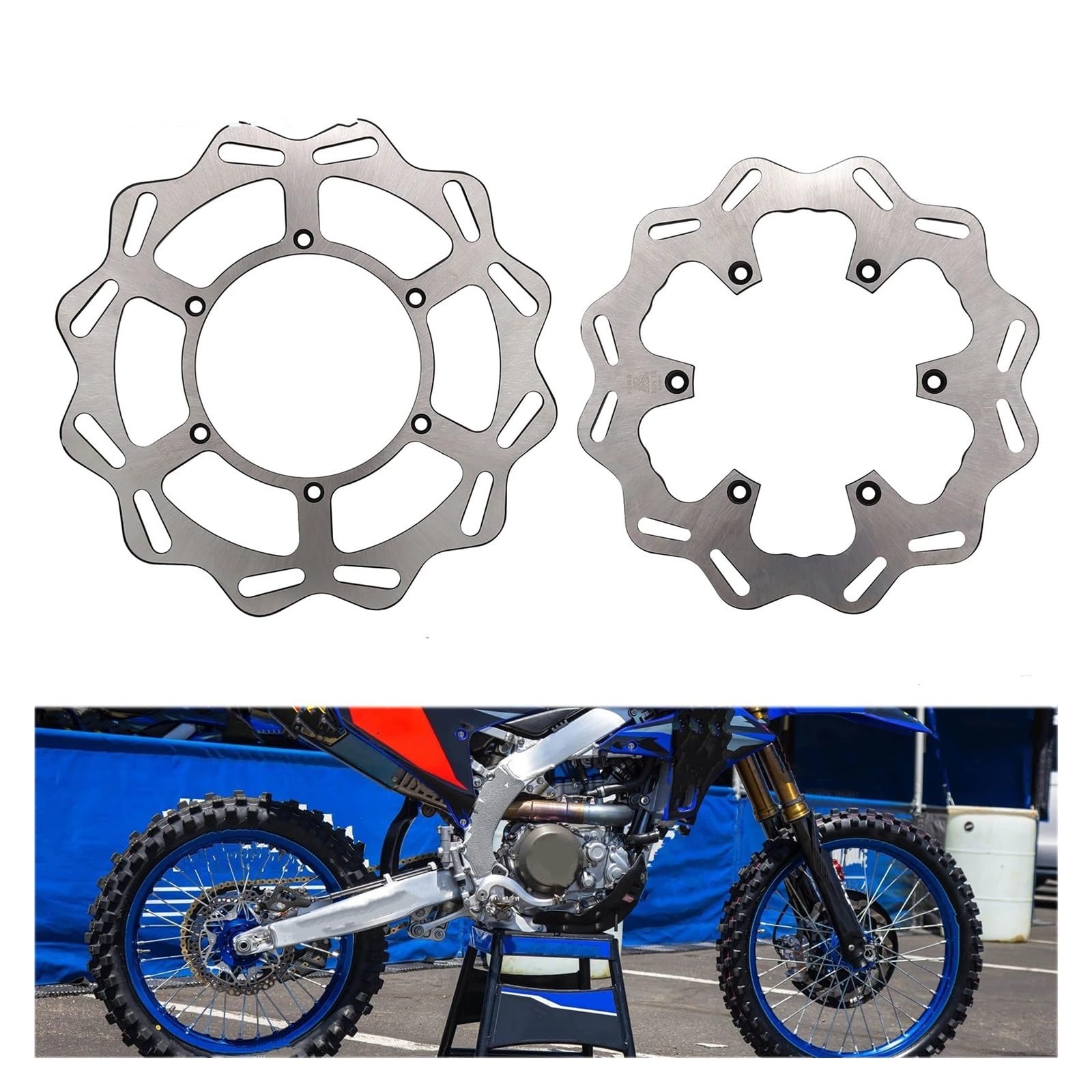 Amazon.co.jp: ブレーキローターディスク YZ125 YZ250 YZ250F YZ450F