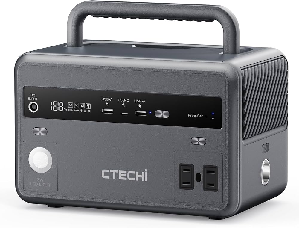 Amazon.co.jp: CTECHi ポータブル電源 小型 300W ポータブルバッテリー