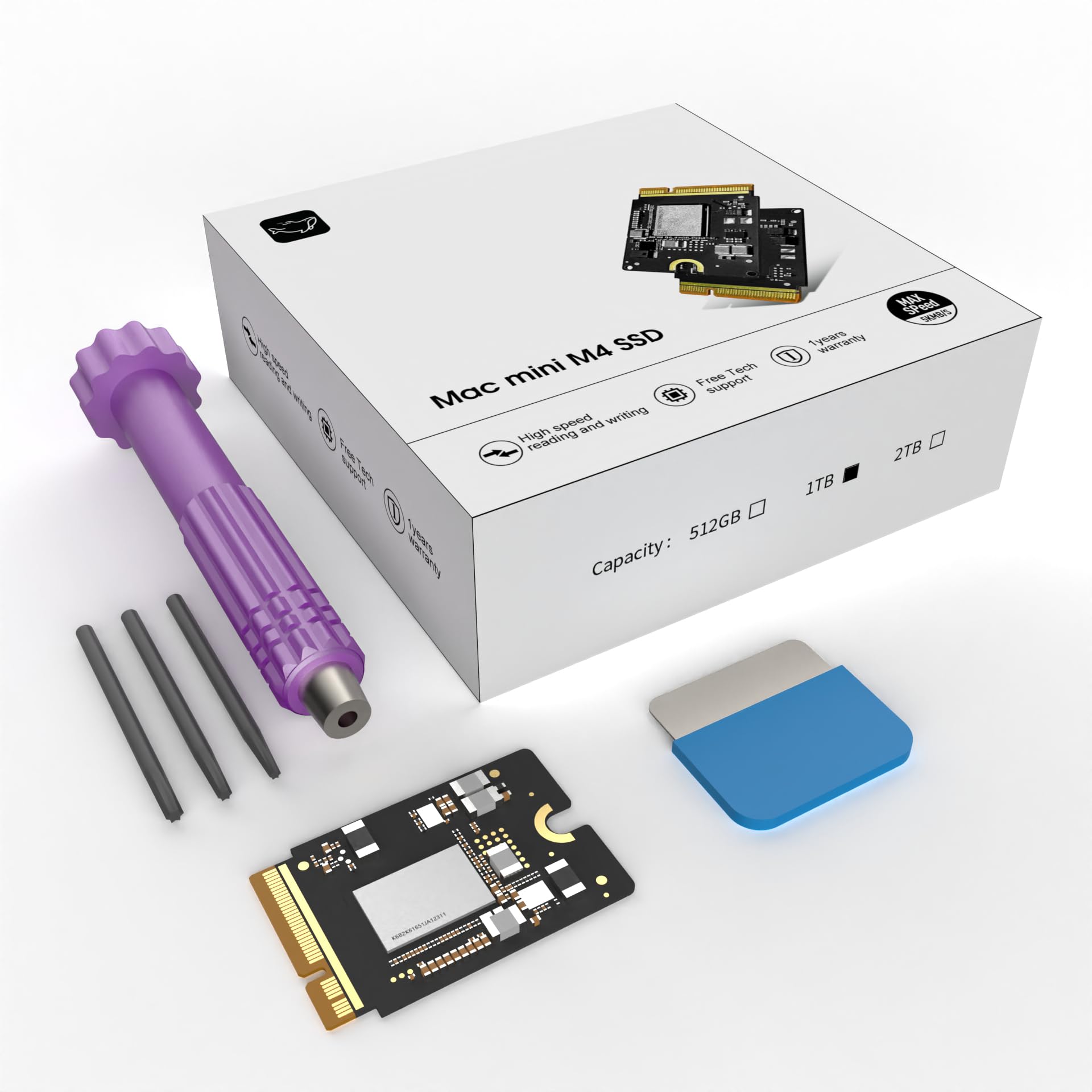 Amazon | NURUBRM 2025 M4 Mac mini 1TB SSD 交換用アップグレード