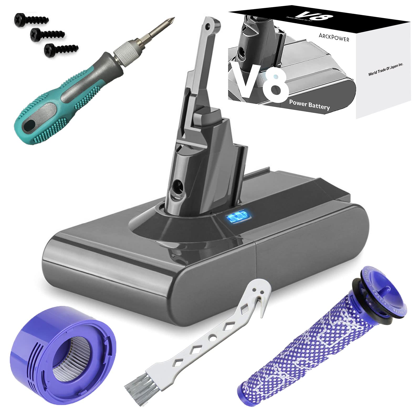 Amazon.co.jp: 【PL保険対応】 ダイソン V8 (SV10) 互換 バッテリー