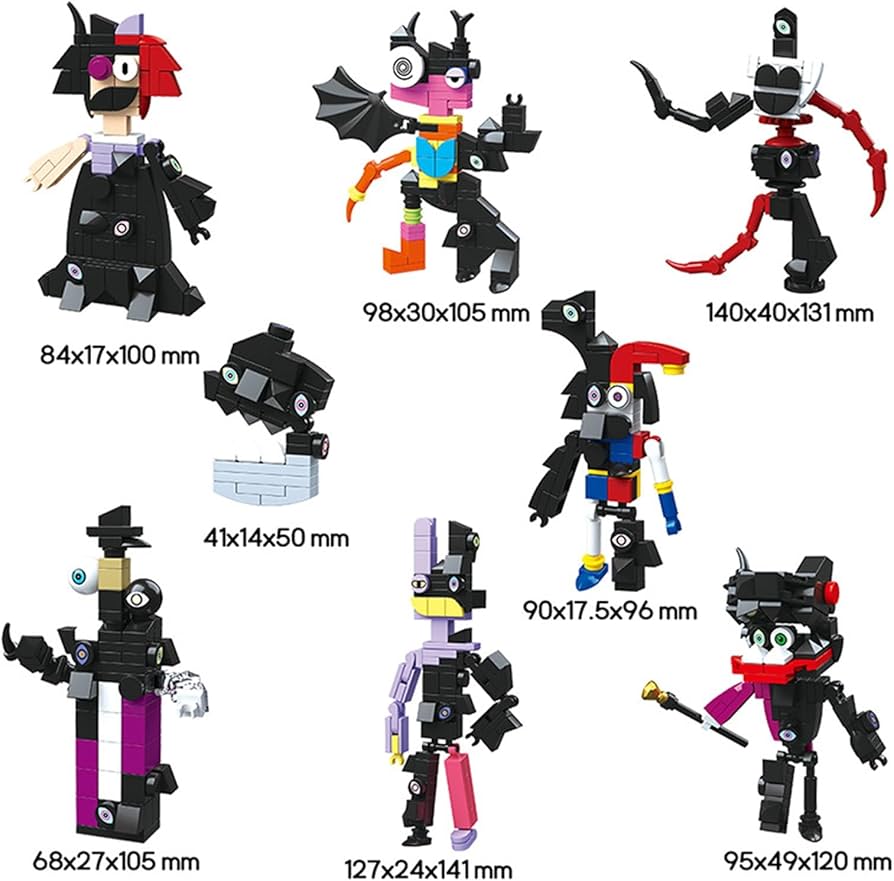 Amazon.co.jp: アメージングデジタルサーカスミニフィギュアセット、7