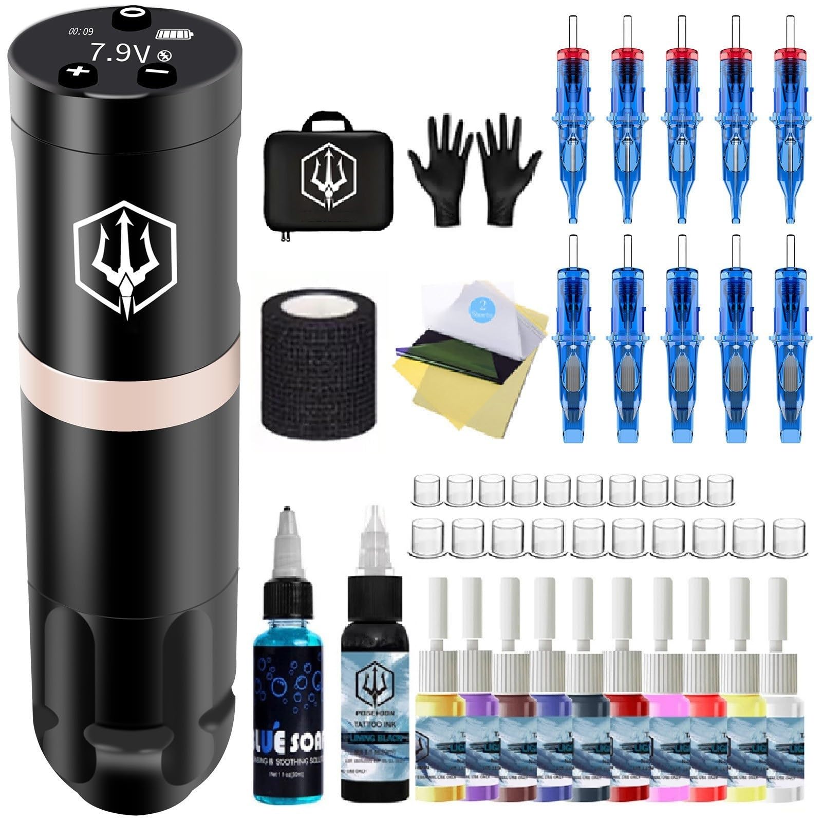 Amazon | タトゥーマシン セット タトゥーペンセット ワイヤレス