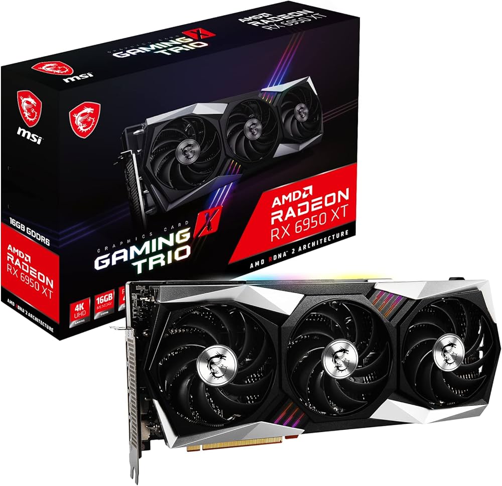 Amazon | MSI Radeon RX 6950 XT GAMING X TRIO 16G グラフィックス