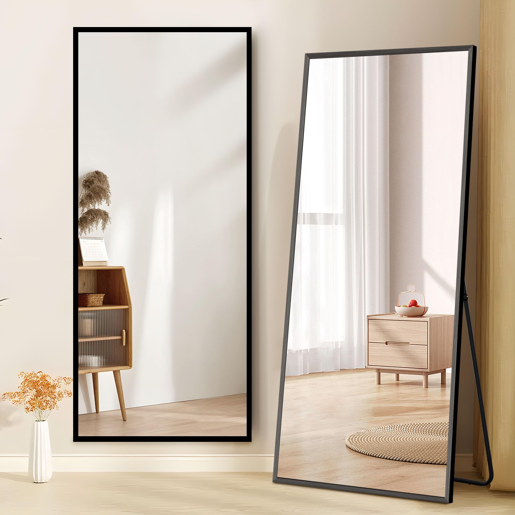 全身鏡 大型 直角 160cmx100cm 鏡 スタンドミラー 1968‐70 全身鏡 大型