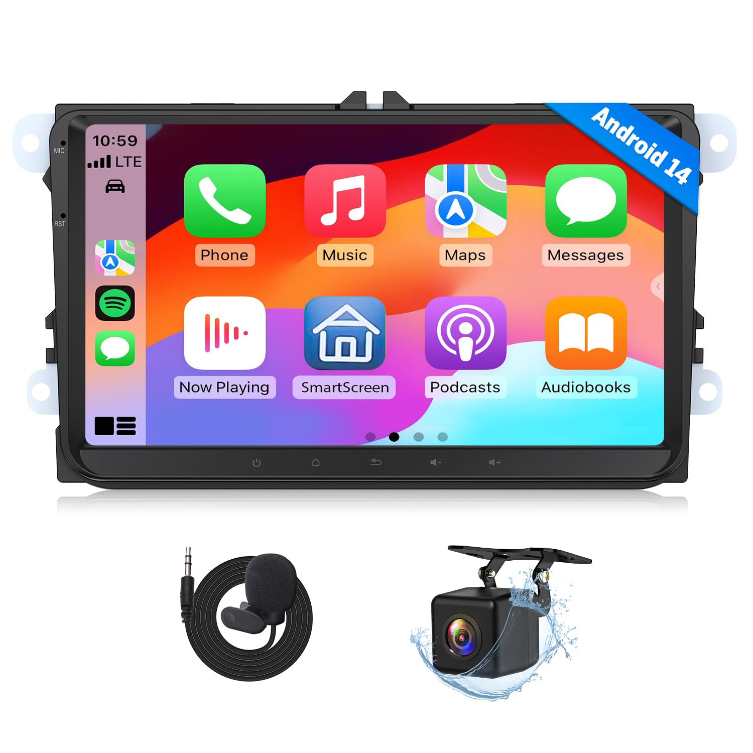 Amazon.com: Eonon Android 14 Car Stereo for Volkswagen Golf Passat