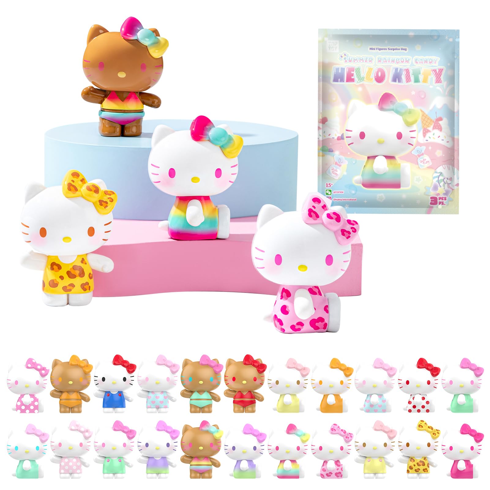 Amazon.co.jp: TOP TOY ハローキティ(Hello Kitty) サマー・レインボー