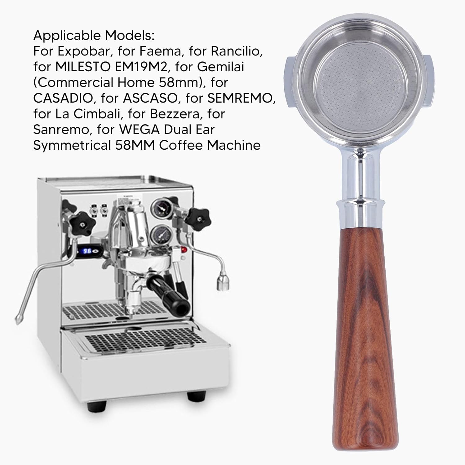 チンバリポルタLa Cimbali ポルターフィルターセットシングル&ダブル×2