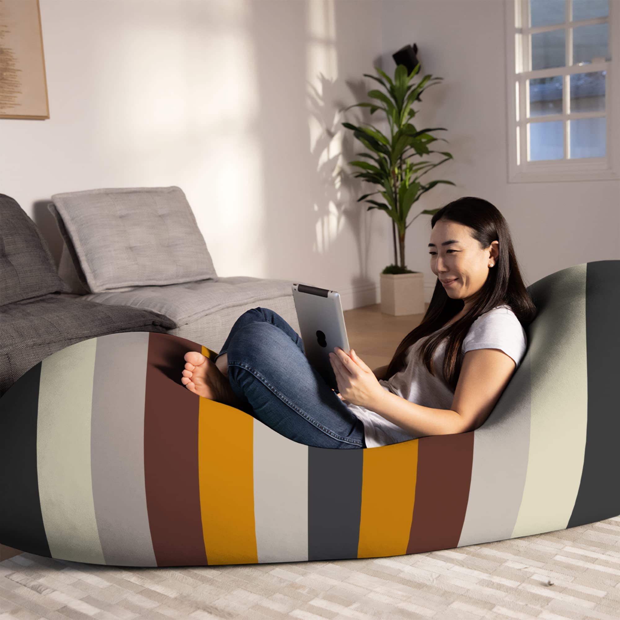 Amazon.com: Yogibo Max 6 Foot Giant Bean Bag Chair Bed Lounger for