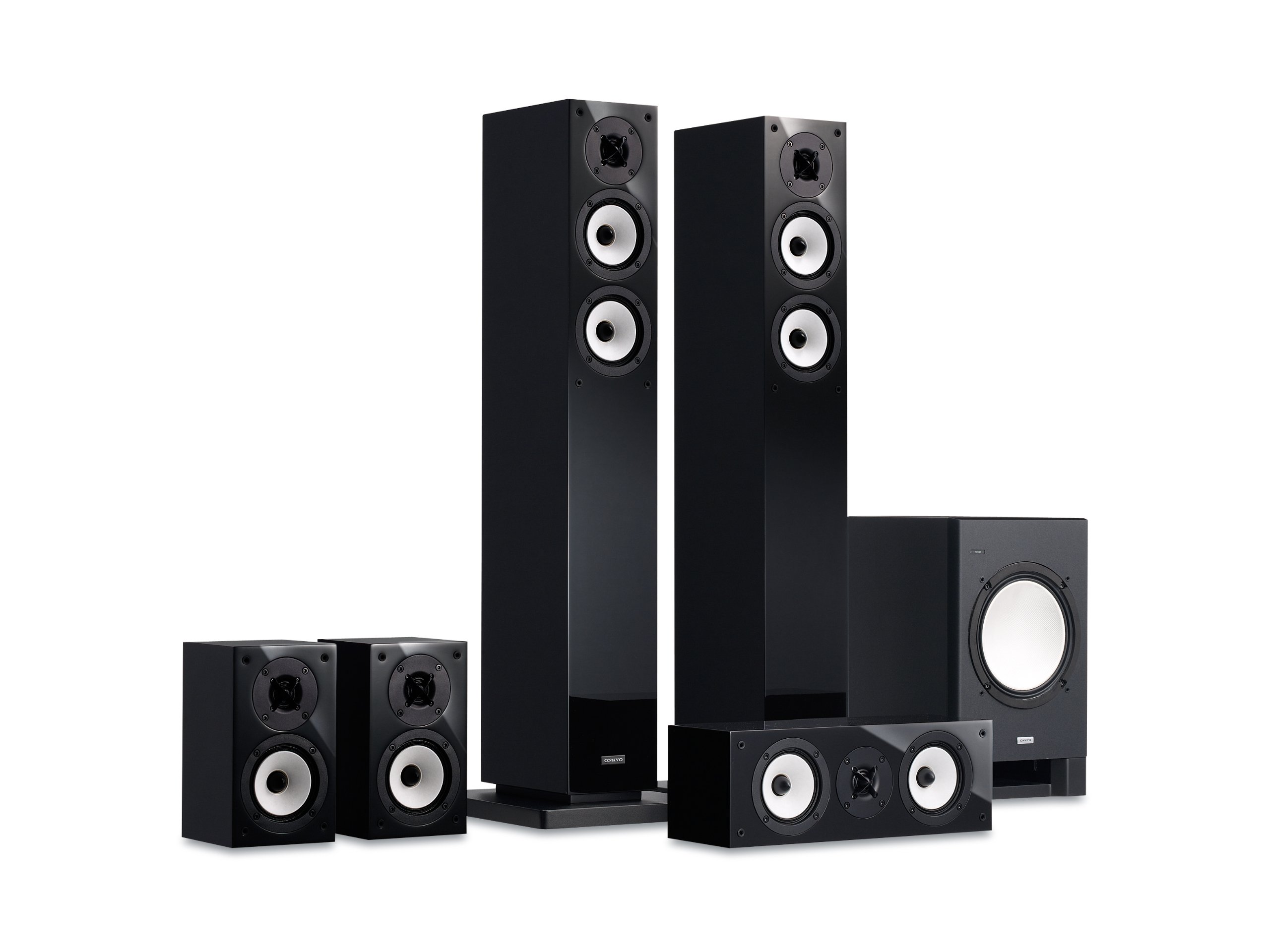 Amazon.co.jp: ONKYO サラウンドスピーカーシステム D-309M(B) : 家電