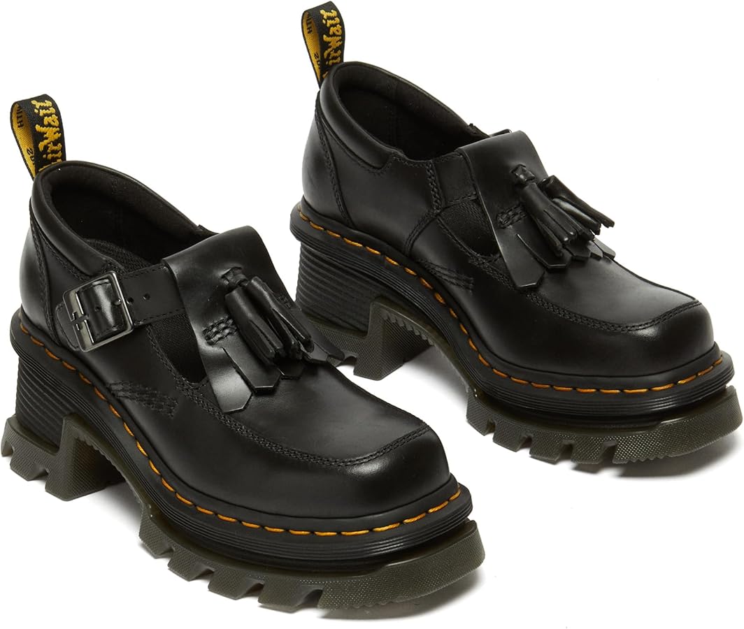 Amazon | Dr. Martens レディース Corran Mary Jane, ブラックアトラス