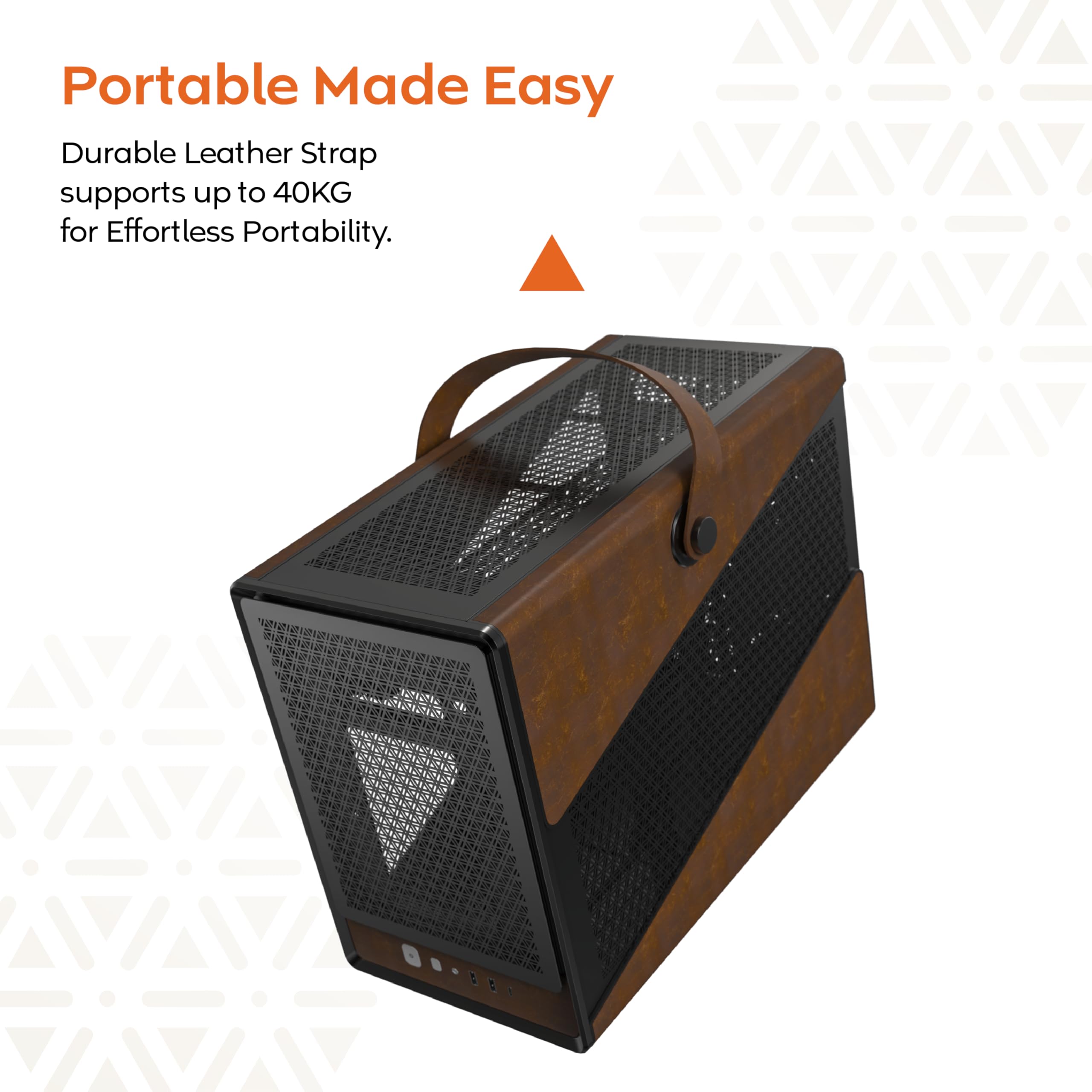 Amazon.com: MONTECH Heritage PRO mATX, Compact Leather Gaming