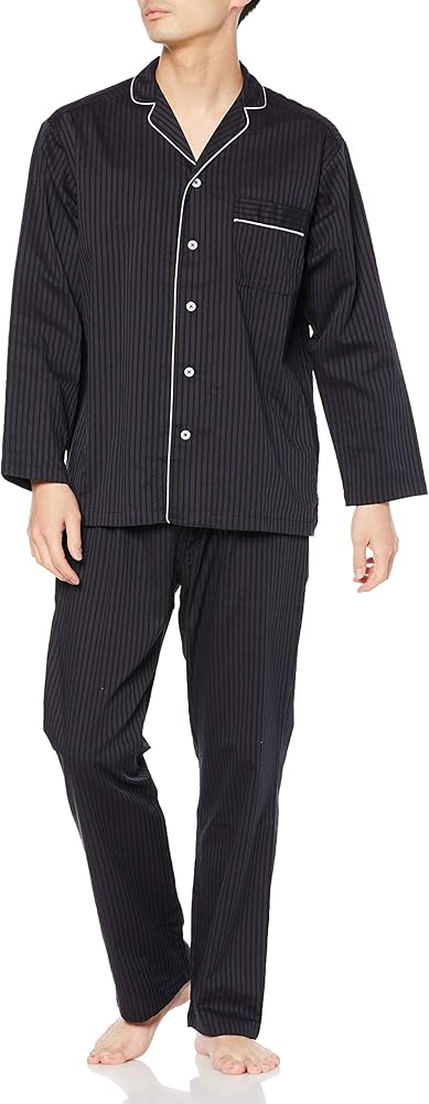 Amazon | [グンゼ] パジャマ KaiminNavi快眠ナビシルク入り 長袖長