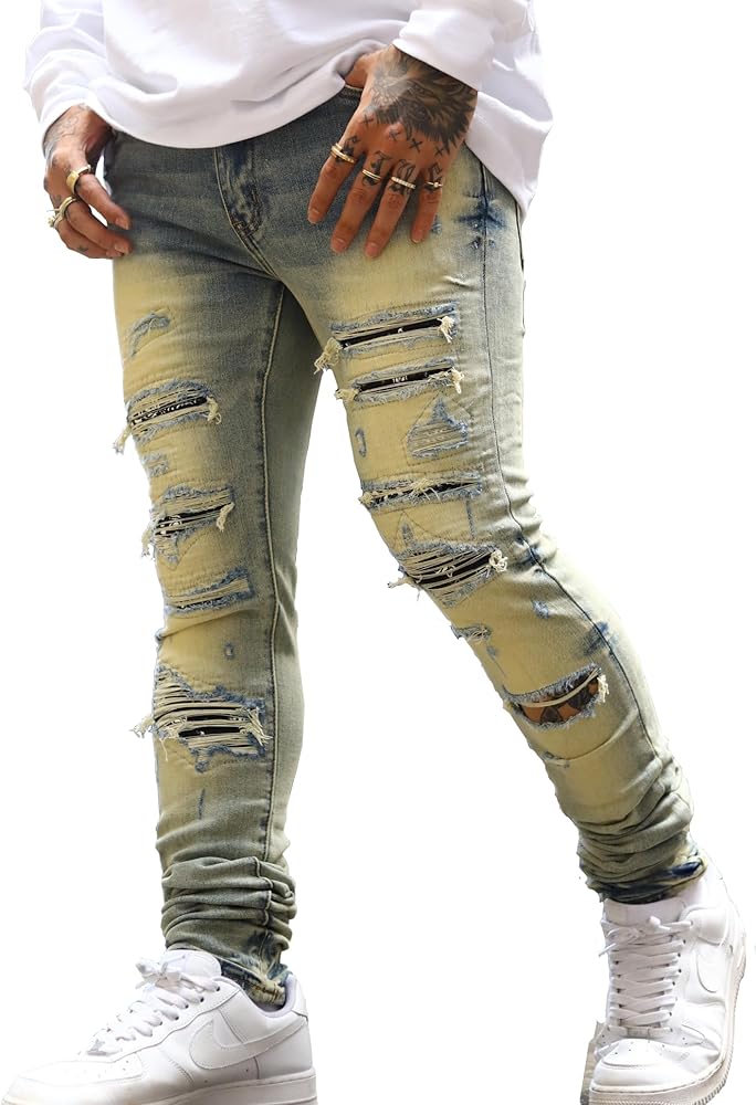 Amazon | [本格派大人のB系] mnml(ミニマル) ジーンズ メンズ 大きい