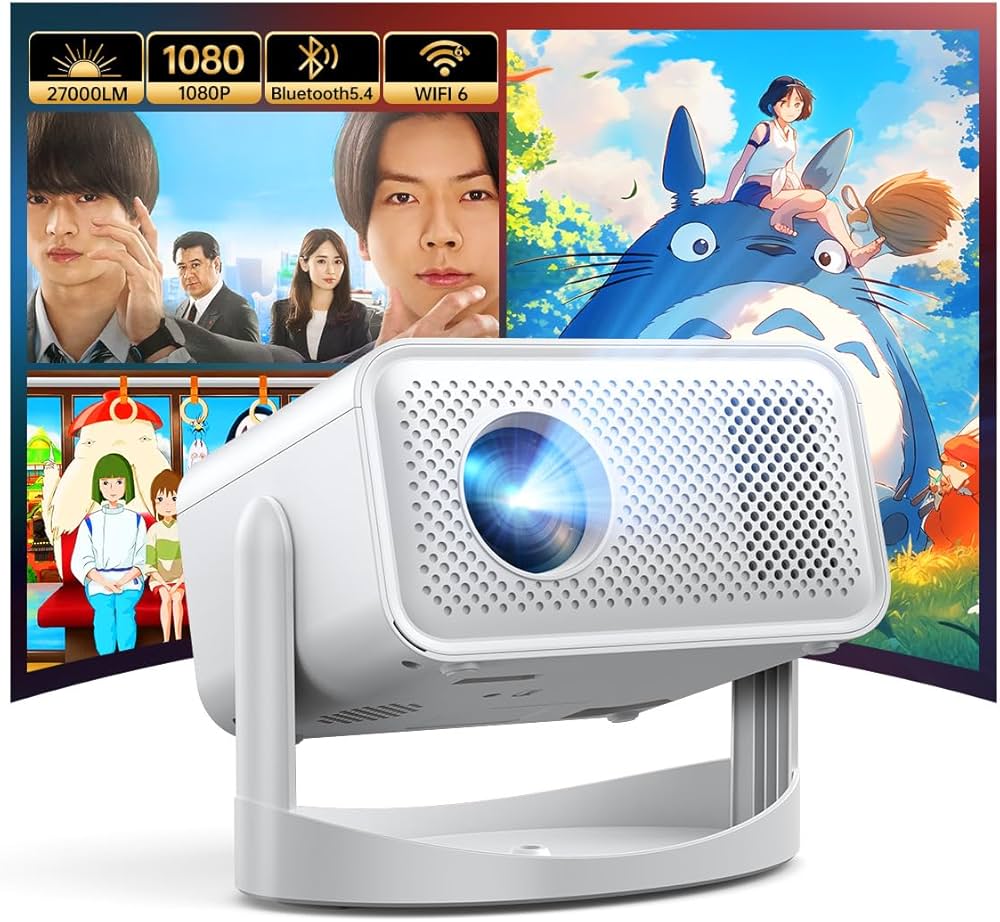 Amazon.co.jp: プロジェクター 家庭用【2025年新モデル 360°回転