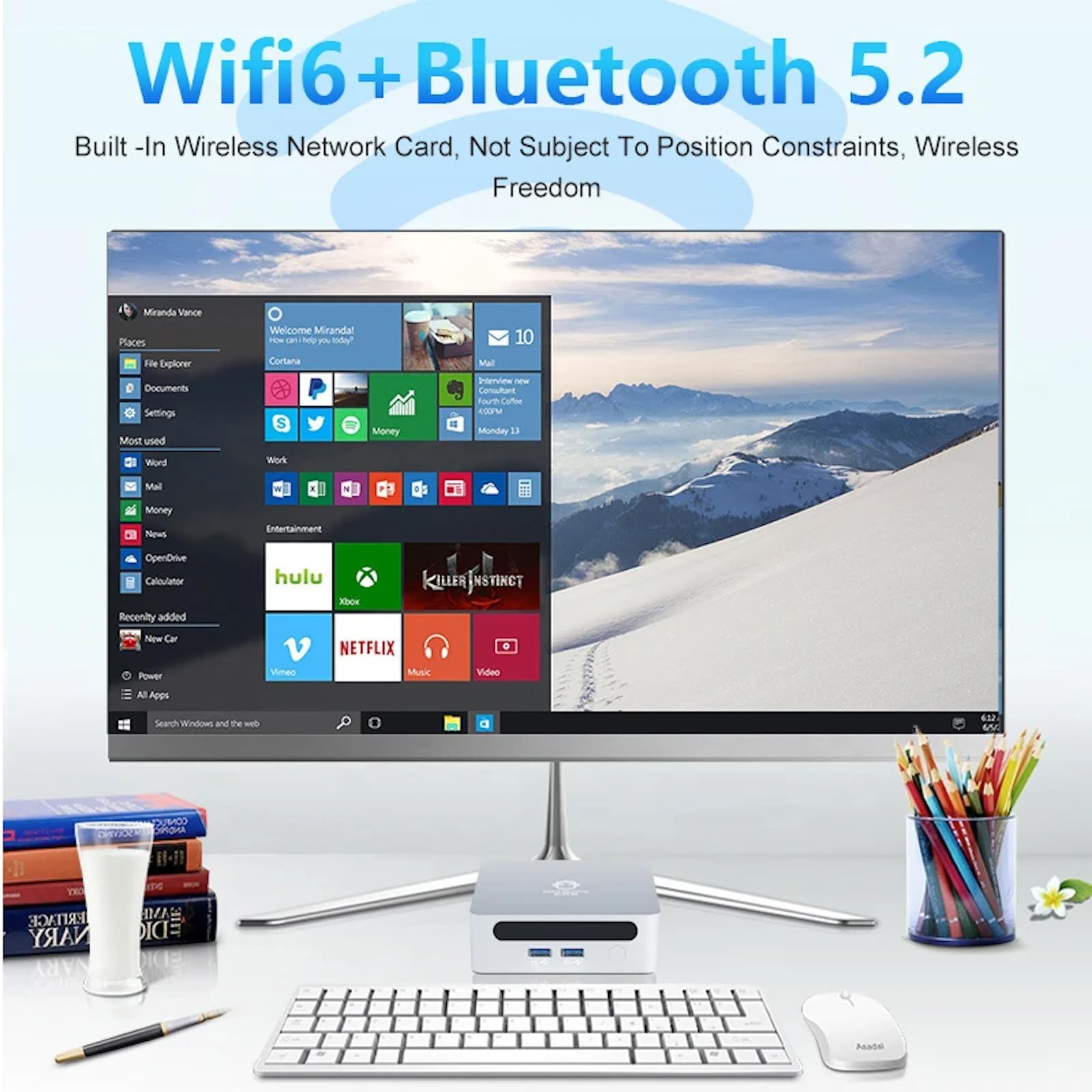 Amazon.com: GenMachine Mini PC AMD Ryzen 7 4700U Mini Computers Up