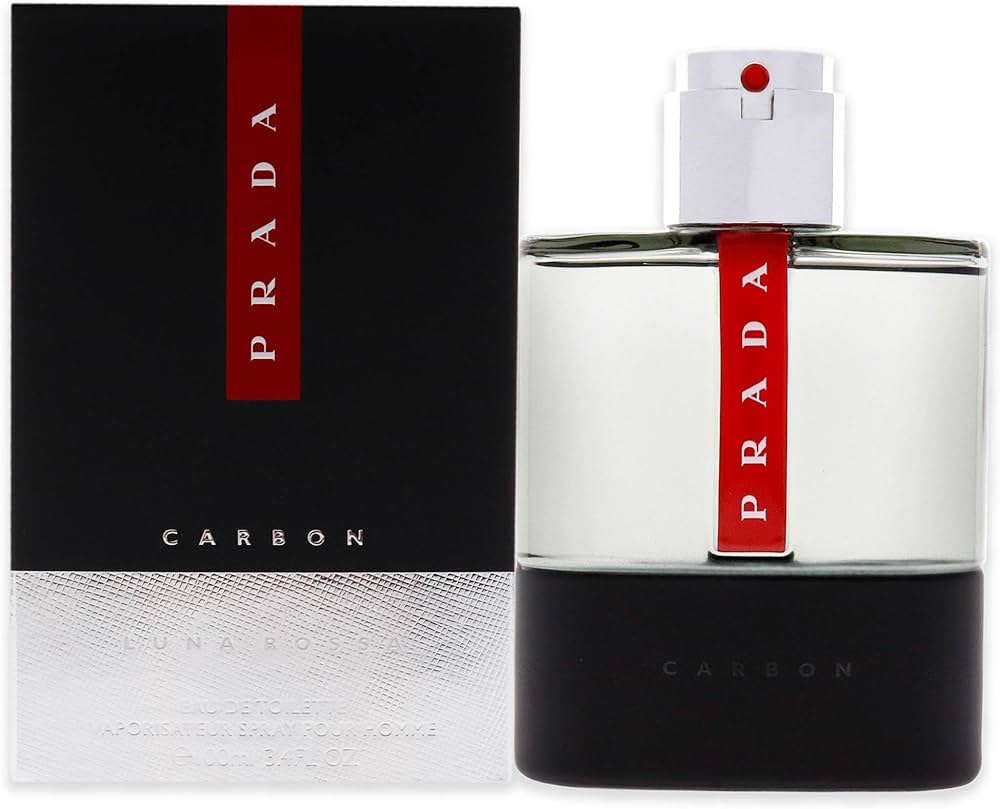 Amazon.com: Prada Luna Rossa Carbon Eau De Toilette Spray 100Ml