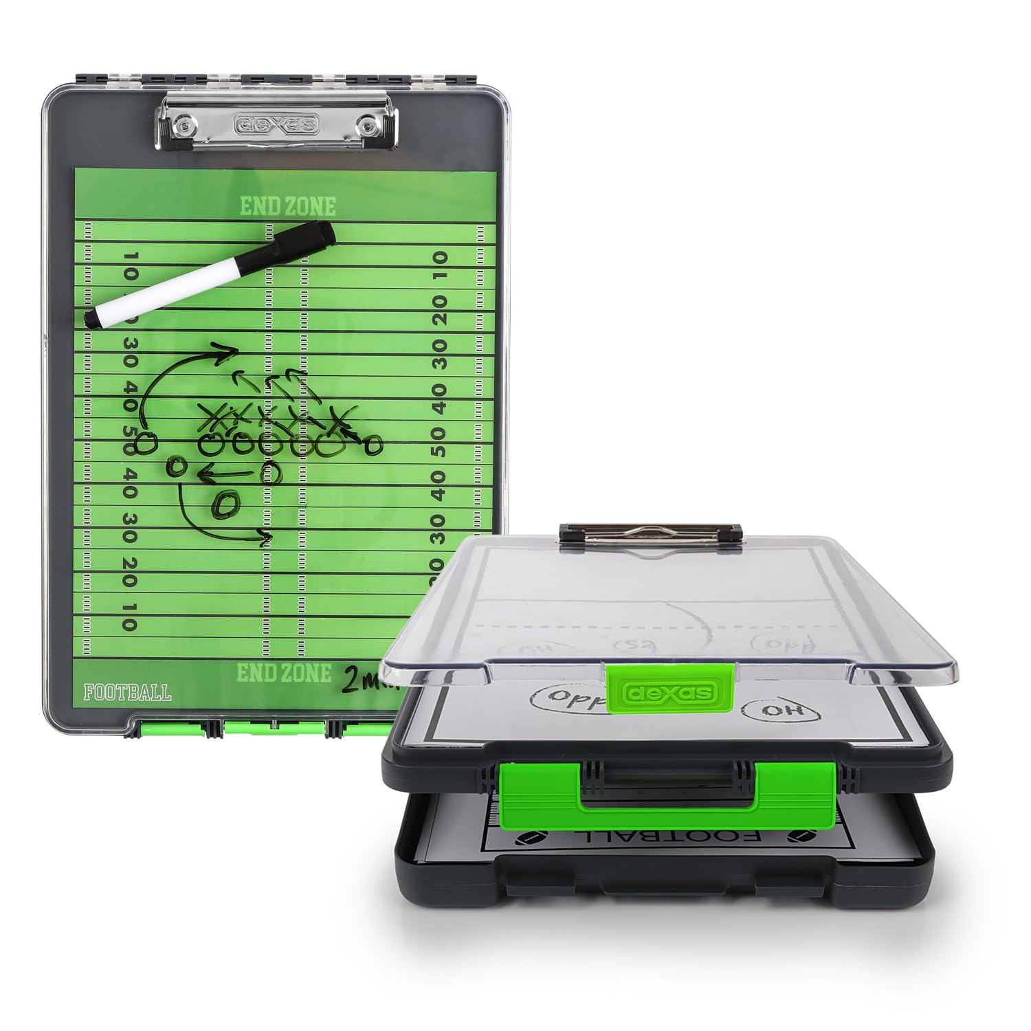 Amazon.com: Dexas Clearview Clipcase clipboard13.75 X 9.5 in