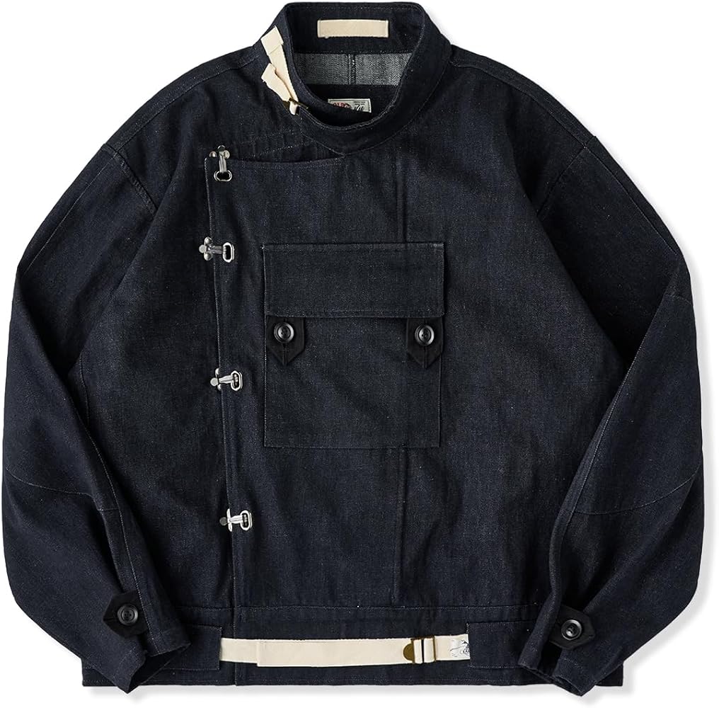 Amazon | [karaku] 13ozデニム スウェーデン軍モーターサイクル