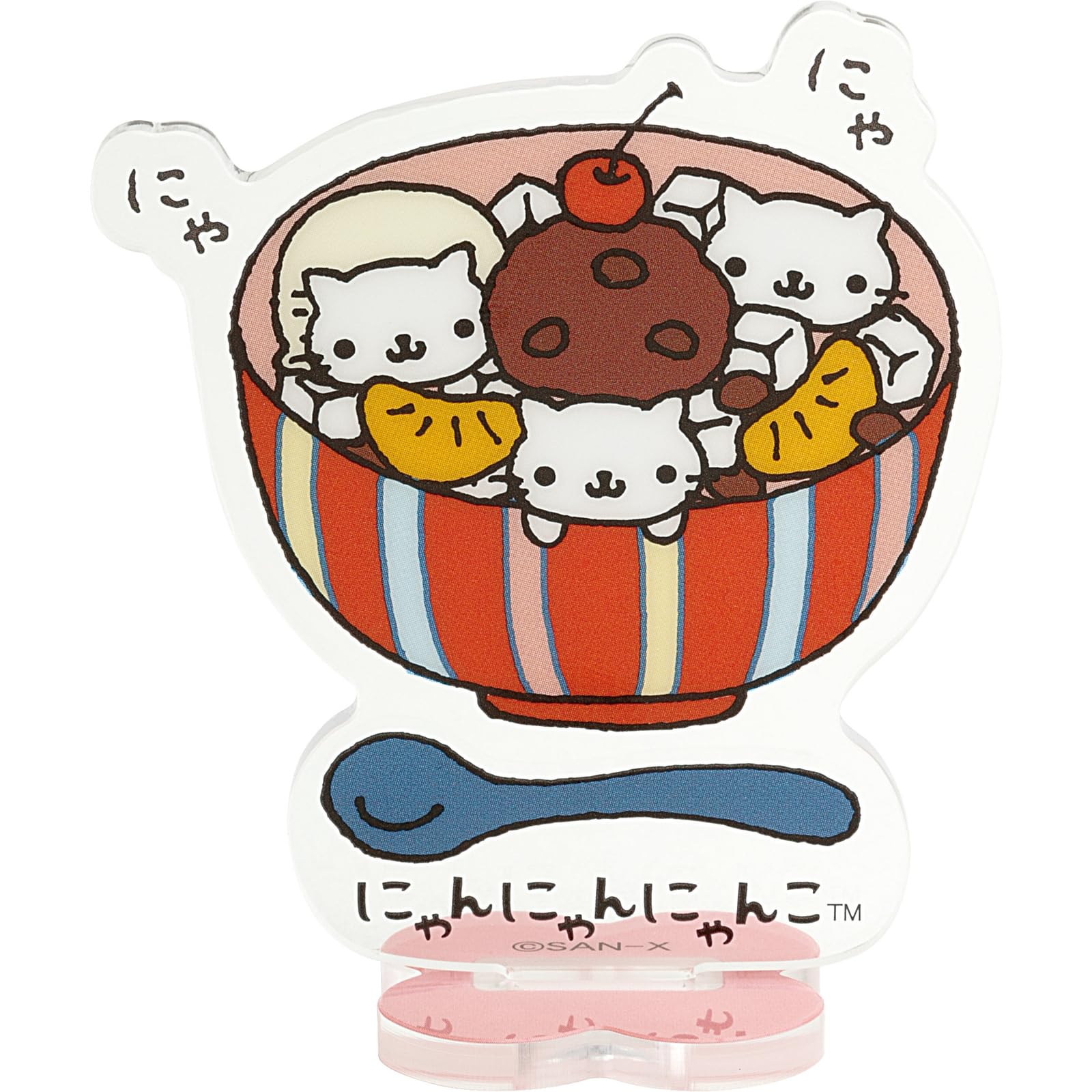San-X】サンエックス にゃんにゃんにゃんこ ファスナーマスコット5点