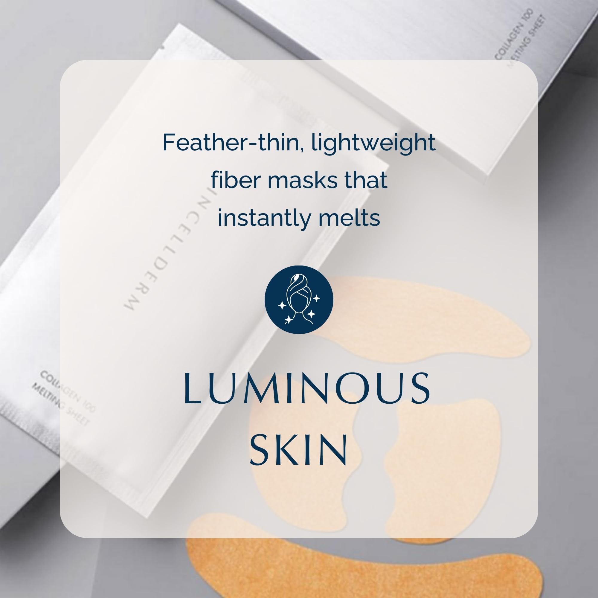 Amazon.com: Incellderm Collagen 100 Melting Sheet Mask | Collagen